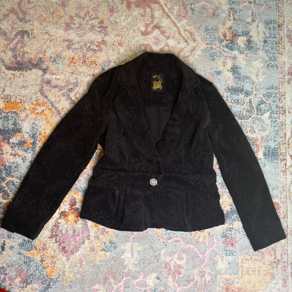 American Vintage Jackets & Blazers - Vintage Y2K Lucky Brand Corduroy black blazer